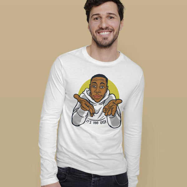 It's too easy khaby lame meme parody full sleeve T-shirt - Crunk Thread
