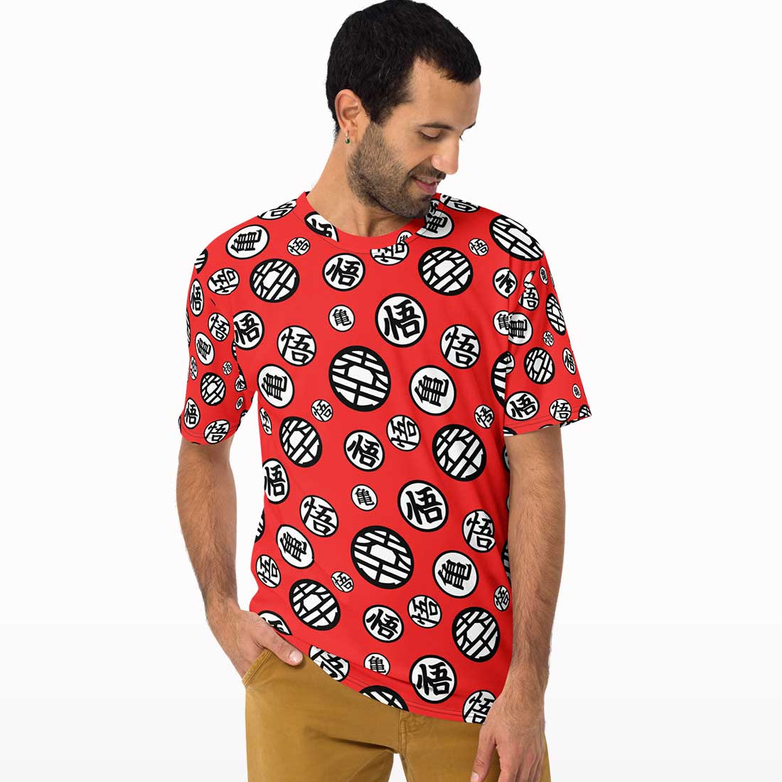 Japanese Pattern All Over Print T-shirt - Crunk Thread