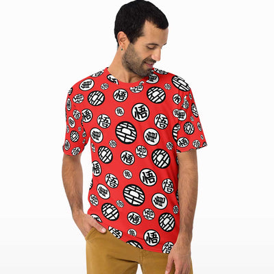Japanese Pattern All Over Print T-shirt - Crunk Thread
