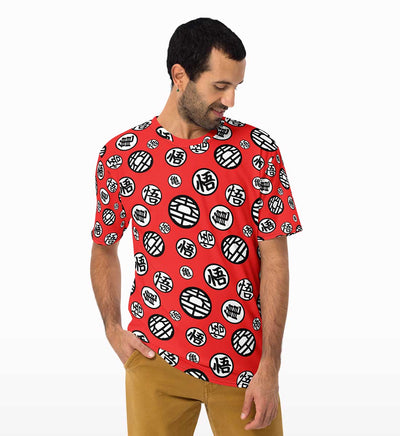 Japanese Pattern All Over Print T-shirt - Crunk Thread