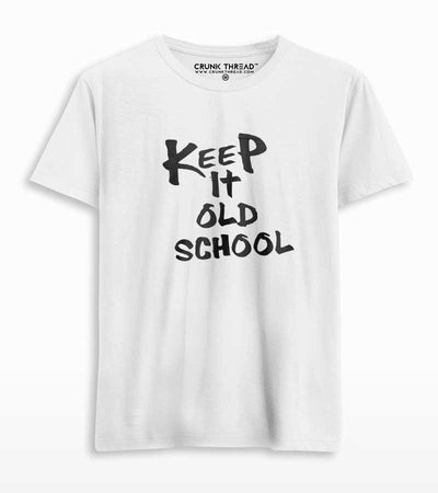 Keep It Old School Men's Printed Tshirt - Crunk Thread