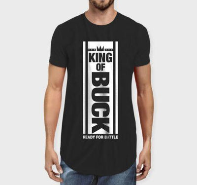 King Of Buck Longline T-shirt - On Sale - Crunk Thread
