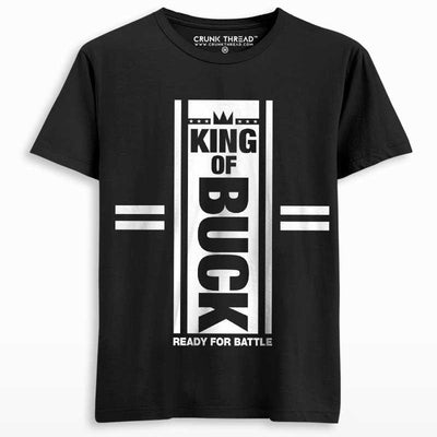 King Of Buck Men's Printed T-shirt - Crunk Thread