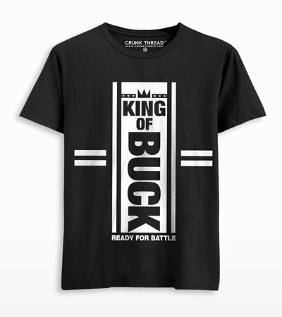 King Of Buck Men's Printed T-shirt - Crunk Thread