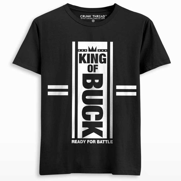 King Of Buck Men's Printed T-shirt - Crunk Thread