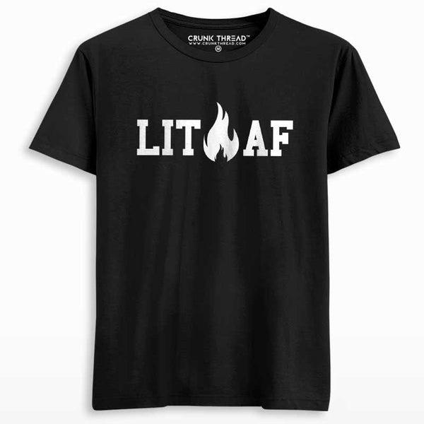 Lit AF T-shirt - Crunk Thread