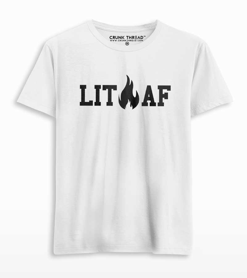 Lit AF T-shirt - Crunk Thread