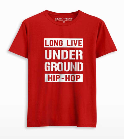 Long Live Underground Hip-Hop Men's Printed T-shirt - Crunk Thread