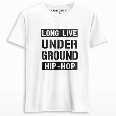 Long Live Underground Hip-Hop Men's Printed T-shirt - Crunk Thread