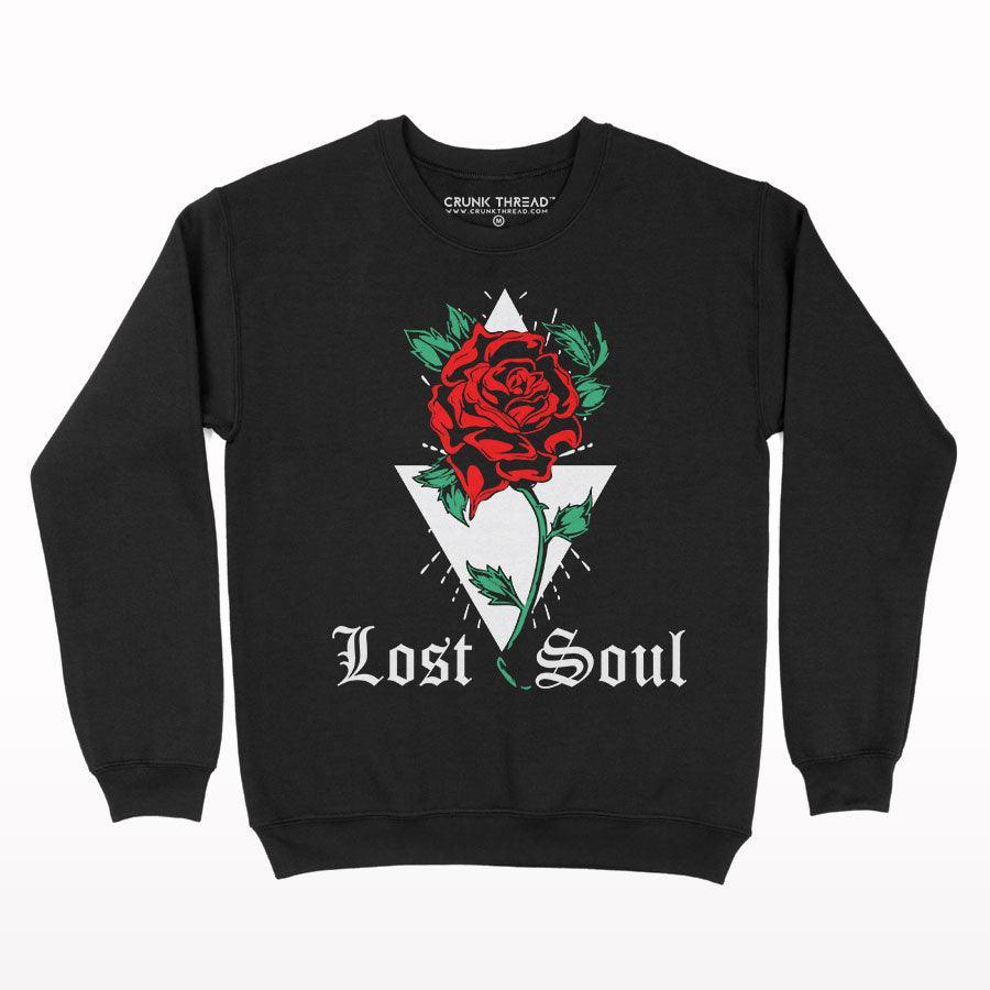 Lost Soul Print Sweatshirt - Crunk Thread