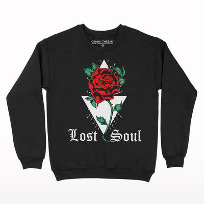 Lost Soul Print Sweatshirt - Crunk Thread