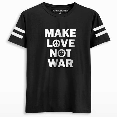Make Love Not War Men's Printed T-shirt - Crunk Thread