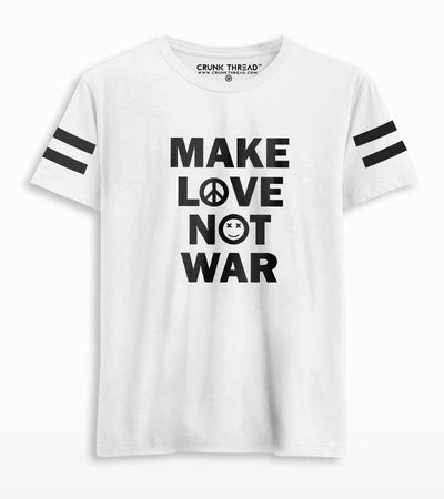 Make Love Not War Men's Printed T-shirt - Crunk Thread