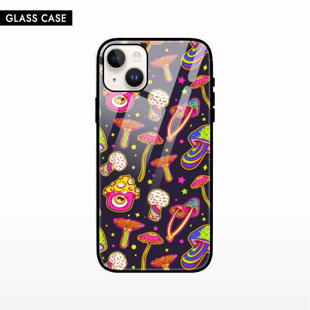 Mushroom iPhone Glass Case - Crunk Thread