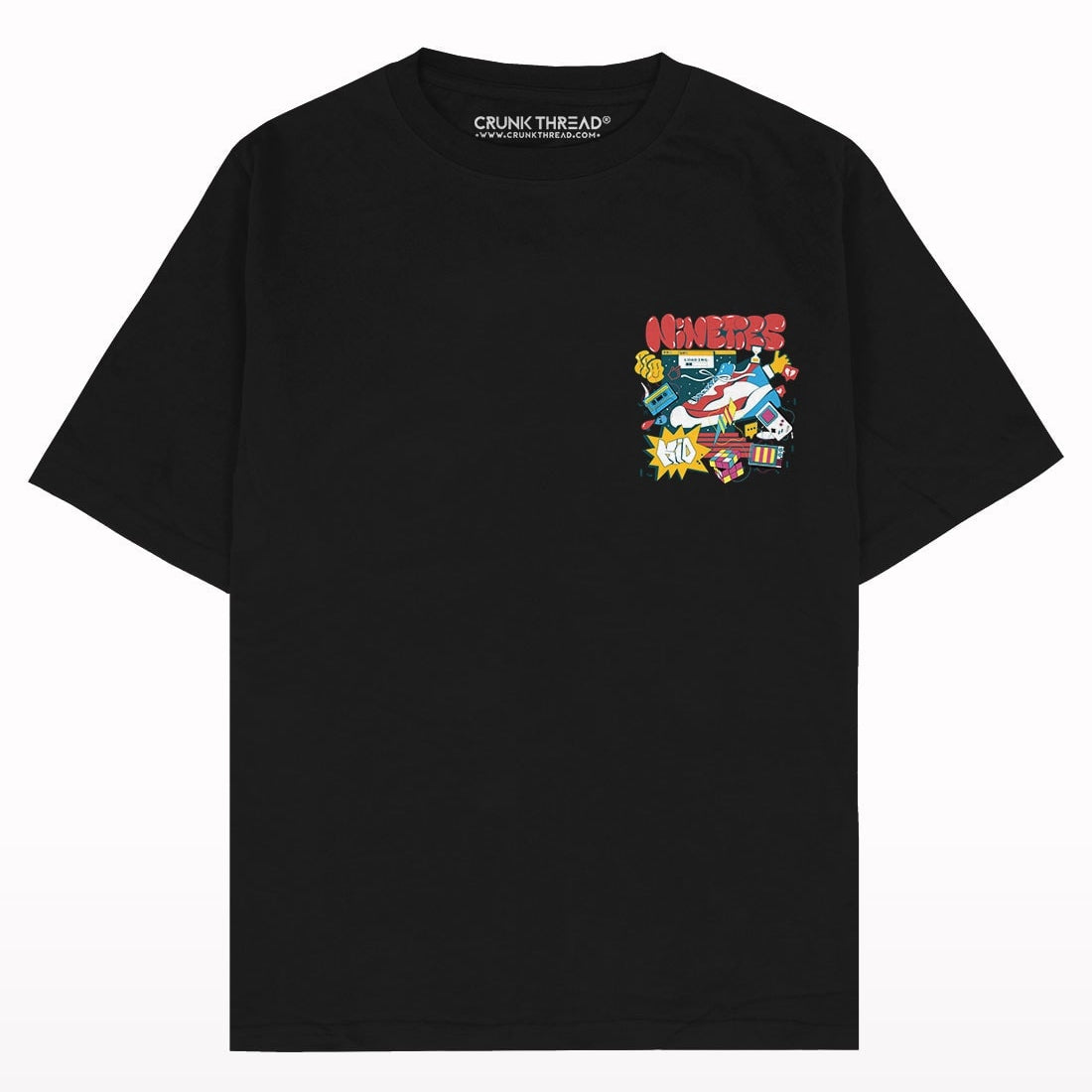 Nineties Kid Oversized T-shirt - Crunk Thread