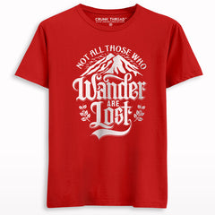 Not All Those Who Wander Are Lost Men's Printed T-shirt