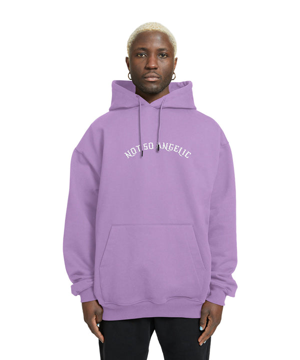 Not So Angelic Relaxed Fit Drop Shoulder Hoodie