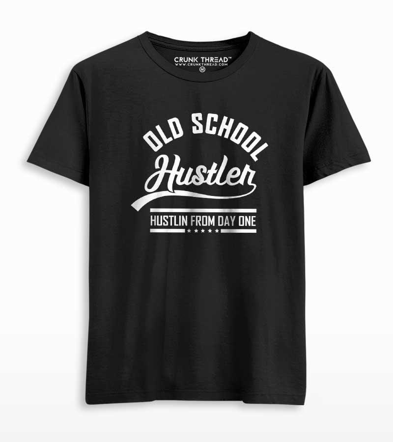 Old School Hustler Men's Printed T-shirt - Crunk Thread