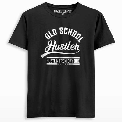 Old School Hustler Men's Printed T-shirt - Crunk Thread