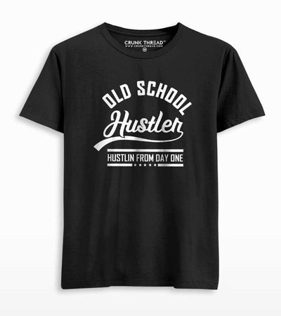 Old School Hustler Men's Printed T-shirt - Crunk Thread