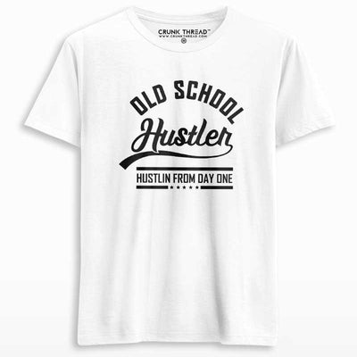 Old School Hustler Men's Printed T-shirt - Crunk Thread