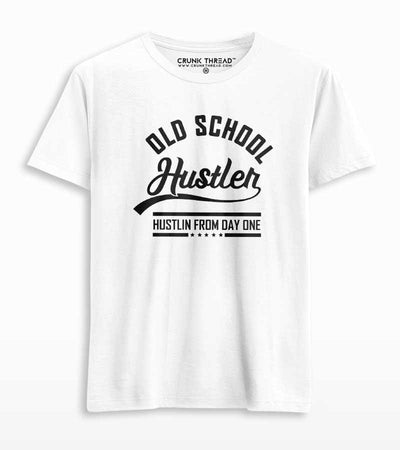 Old School Hustler Men's Printed T-shirt - Crunk Thread