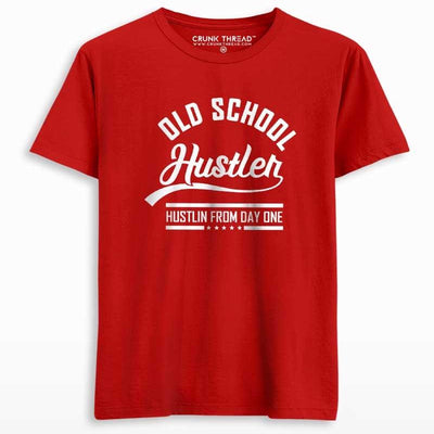 Old School Hustler Men's Printed T-shirt - Crunk Thread
