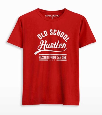 Old School Hustler Men's Printed T-shirt - Crunk Thread