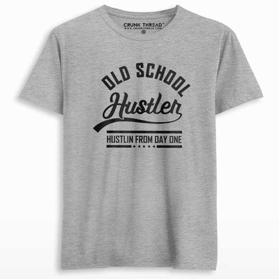 Old School Hustler Men's Printed T-shirt - Crunk Thread