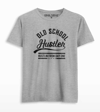Old School Hustler Men's Printed T-shirt - Crunk Thread