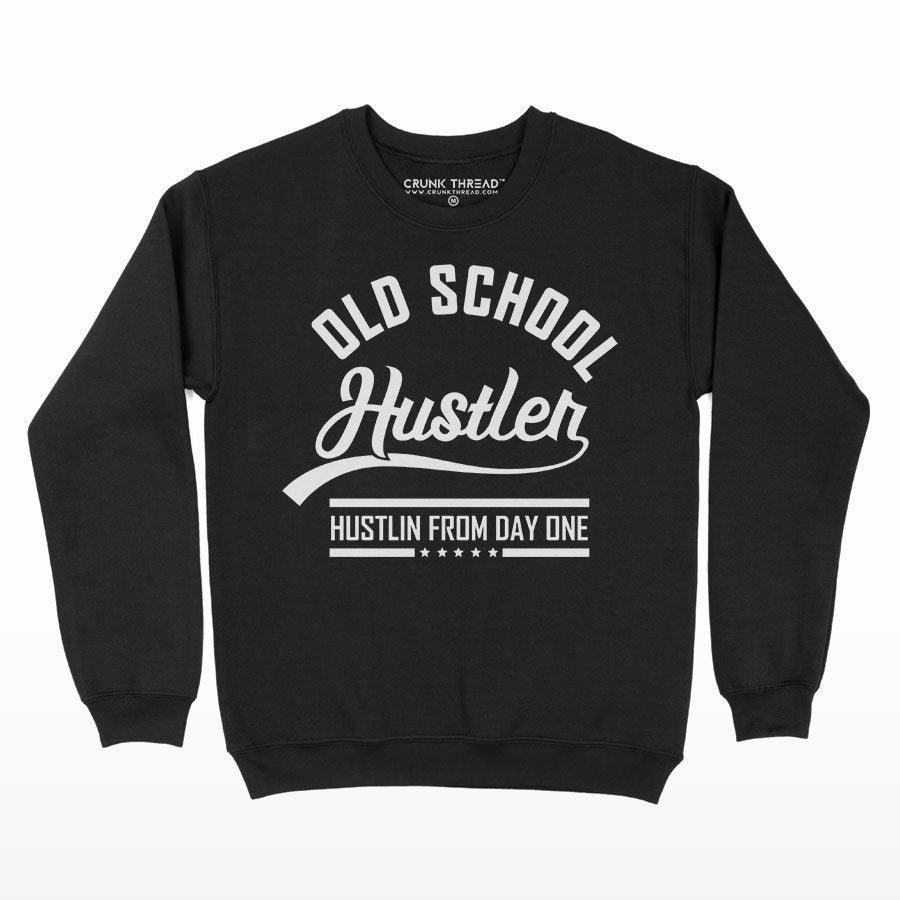 Hustler Print Sweatshirt - Crunk Thread