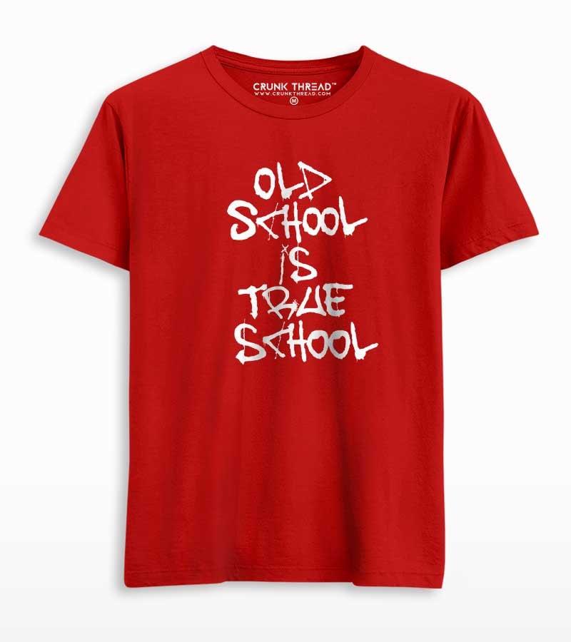 Old School Is True School Unisex Printed T-shirt - Crunk Thread