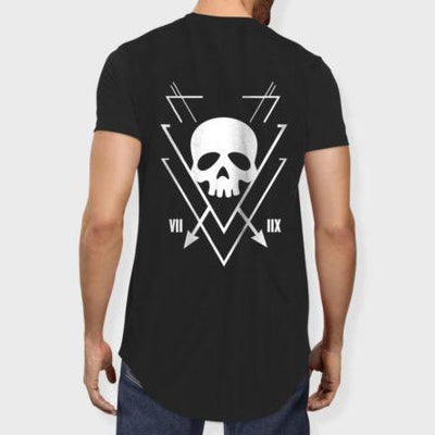 Old Skull Men's Longline T-shirt - Crunk Thread