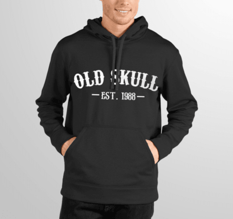 Old Skull Men's Hoodie - Crunk Thread