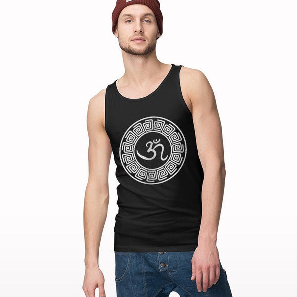 Om mandala Printed Tank Top - Crunk Thread