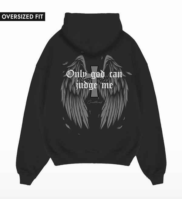 Only God Can Judge Me Oversized Hoodie.