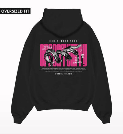 Don't Miss Your Opportunity Oversized Hoodie - Crunk Thread