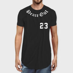 Peace Out Men's Longline T-shirt