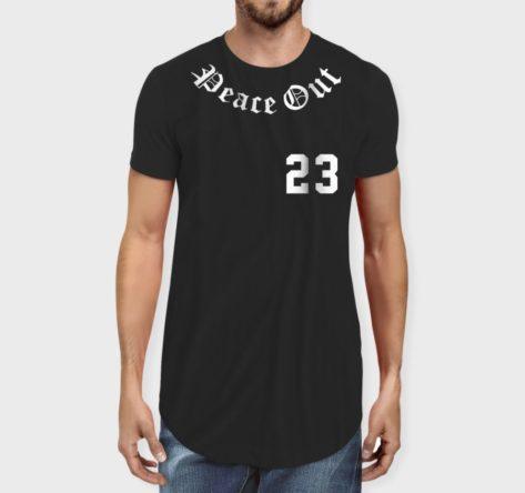 Peace Out Men's Longline T-shirt - Crunk Thread