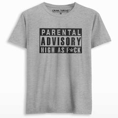 Parental Advisory High As F*ck Men's Printed T-shirt