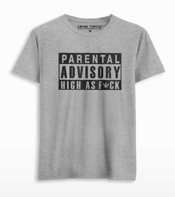 Parental Advisory High As F*ck Men's Printed T-shirt