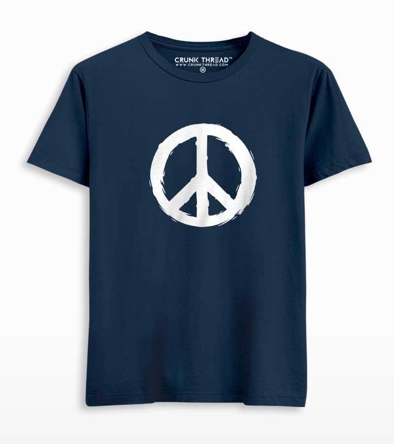Peace Printed T-shirt - Crunk Thread