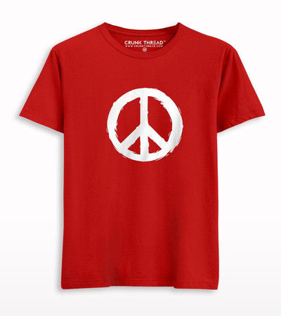 Peace Printed T-shirt - Crunk Thread