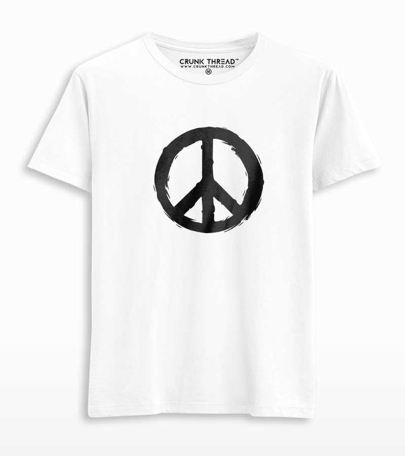 Peace Printed T-shirt - Crunk Thread