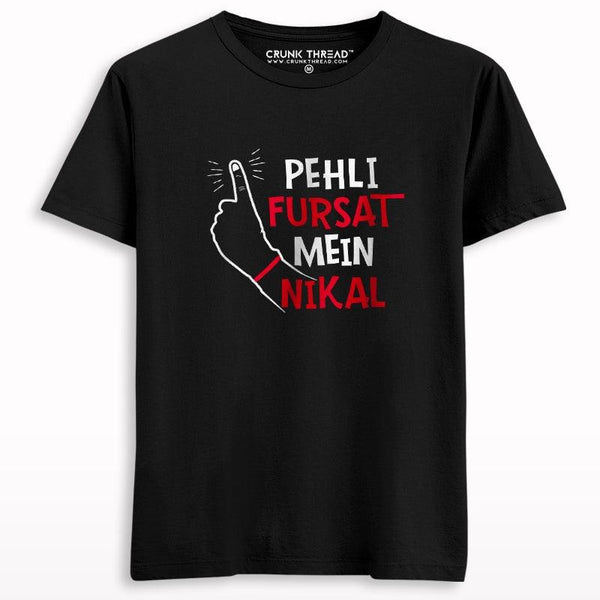 Pehli fursat mein nikal T-shirt - Crunk Thread