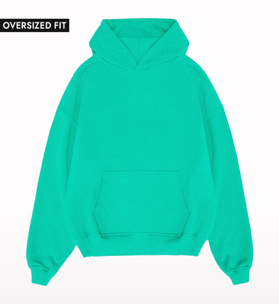 Plain Oversized Hoodie - Crunk Thread