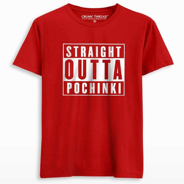 Straight Outta Pochinki T-shirt - Crunk Thread