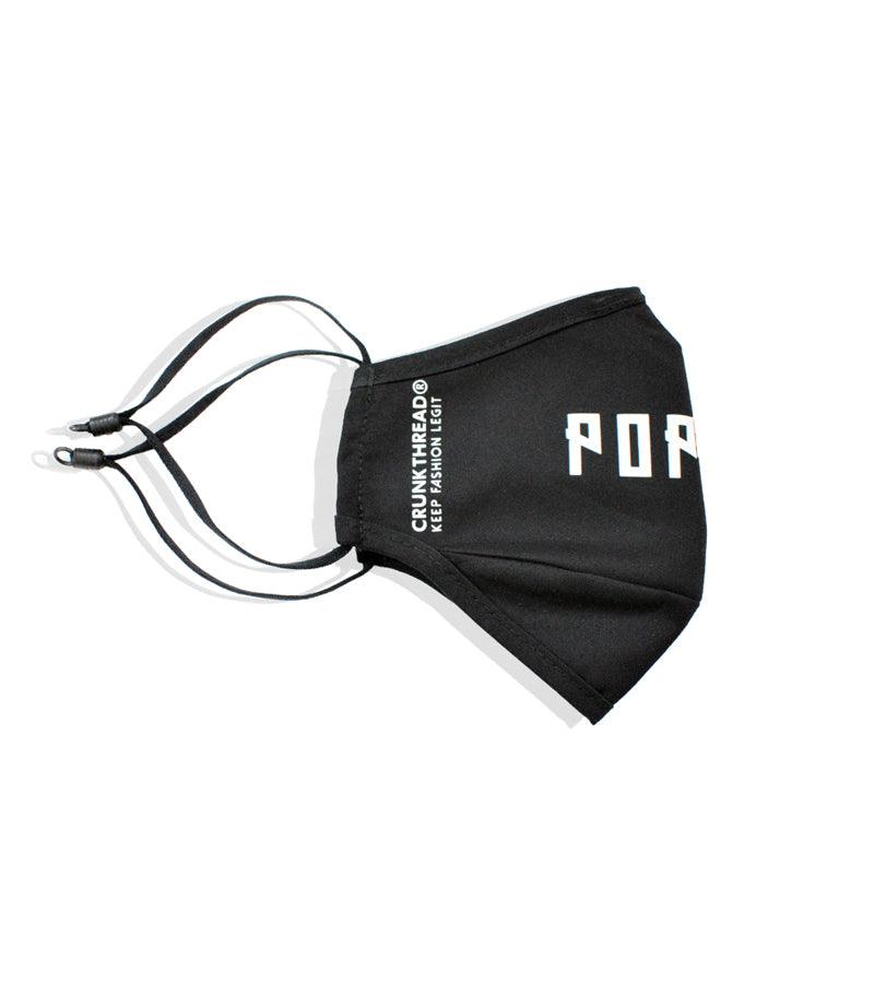 Popper Face Mask With Nose Clip & Adjustable Ear Loop - Crunk Thread