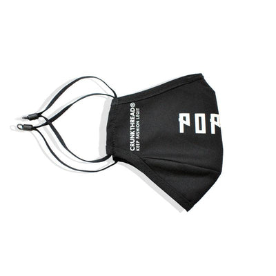Popper Face Mask With Nose Clip & Adjustable Ear Loop - Crunk Thread