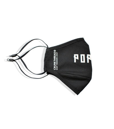 Popper Face Mask With Nose Clip & Adjustable Ear Loop - Crunk Thread